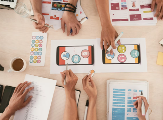 People working on User Experience