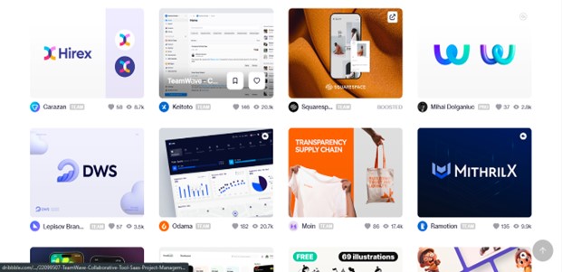 Laptop View of tool Dribbble