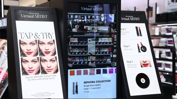 Sephora uses an AI-powered virtual try-on tool