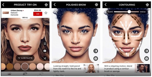 Sephora uses an AI-powered virtual try-on tool
