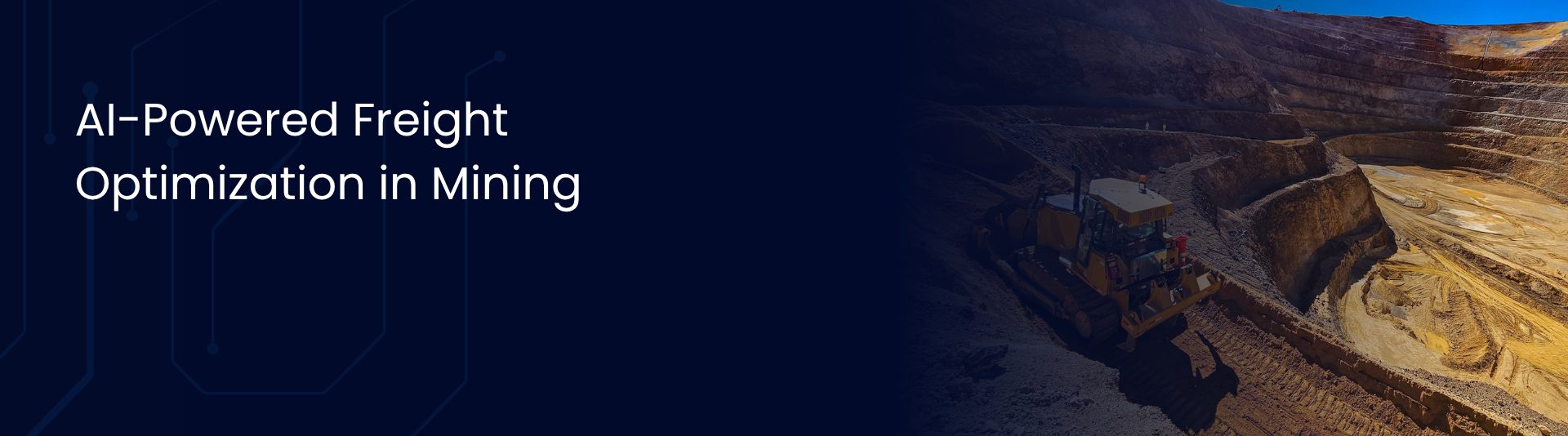 AI freight optimization for mining logistics
